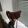 Bolso vintage estilo dumplings para mujer, novedad de verano 2024, bolso de hombro informal de moda, bolso bandolera popular de nicho para mujer.