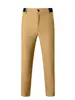 Atacado Transfronteiriço Verão Finos Calças Masculinas Tendência Seda Gelada Caimento Casual Calças Longas Masculinas Slim Cropped Calças Sociais