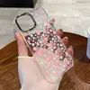 Patrón floral rosa, adecuado para funda blanda de iPhone 17 Pro Max, Apple 16 Pro con apertura grande, serie 15, a prueba de caídas