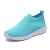 Zapatos casuales de tejido de mosca de moda transfronterizos de gran tamaño, zapatos de mujer 2023, nuevos zapatos deportivos transpirables para correr, zapatos de calcetines bajos