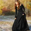 2025 Estación Independiente de Amazon Wish Vestido Retro Medieval de Manga Larga para Mujer Ropa de Performance Transfronteriza Europea y Americana en Stock