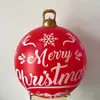 Venta Caliente Transfronteriza Novedad Bolas Inflables de Navidad Decoraciones Navideñas para Exteriores Globo Diseño de Lugar Festivo Bolas de Navidad