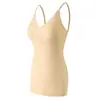 Zhanrun Transfronterizo 1344 Cuello en V Sin Costuras Moldeador Ligero Moldeador Corporal Adelgazante de Cintura Sin Almohadilla en el Pecho Tira Fina Ajustable Ropa Interior Moldeadora para Mujer