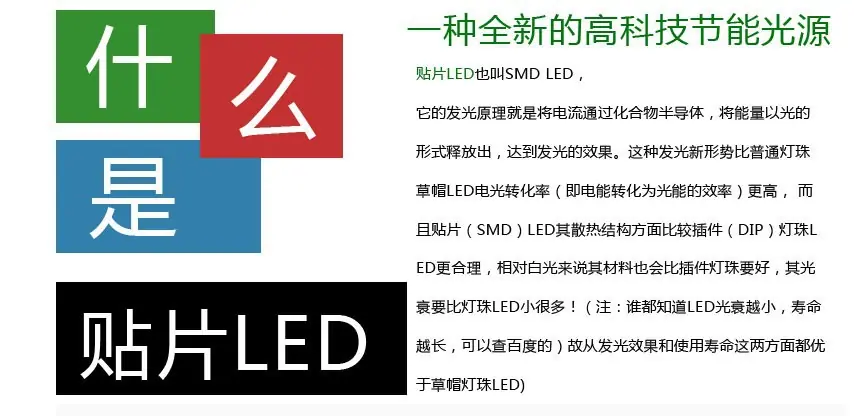 LED贴片说明