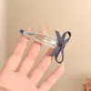 Grampo de Cabelo Coração de Pêssego Pequeno com Gotejamento de Óleo Estilo Coreano, Presilha para Franja Estilo Doce Diário, Acessório de Cabelo