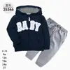 Comercio Exterior Ropa Infantil Primavera y Otoño Conjunto Infantil de Dos Piezas Material Sudadera Sudadera con Capucha Ropa Infantil para Bebés Ropa de Salida [Al por Mayor]