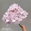 Flor Artificial 5 Cabeças Buquê Sem Folhas Hortênsia Parede de Flores para Casamento Decoração de Salão de Casamento Hortênsia de Seda Artificial Flor de Seda