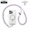 Cordón Desmontable para Teléfono Móvil Multifuncional Tres en Uno Cruzado Cuerda para Teléfono Móvil Colgante para Cuello Muñeca Anti-Pérdida Cordón para Funda de Teléfono Móvil
