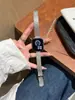 Correa de Reloj de Acero Inoxidable Tejido Plateado con Patrón de Diamante Adecuada para Apple Watch iWatch Décima Generación 11/10 Ultrase