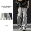 Pantalones de trabajo casuales de verano 2025 para hombre, lavados, de estilo americano, funcionales, modernos, de marca, corte holgado, versátiles, suministro transfronterizo