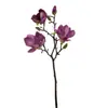 Flores Artificiales Hechas a Mano Eva Magnolia Manualidades Decoración de Escena Accesorios de Boda Decoración de Boda Flores Artificiales para Bodas