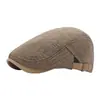 Gorra clásica de espiga para hombre, gorra de béisbol cálida con forro de forro polar para otoño e invierno, boina retro británica para mujer