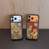 Foil Dorado Dios de la Riqueza Flujo Dorado Deslizante Adecuado para Funda de Teléfono Móvil Apple 17Promax Iphone16 Lujo 15 Anti-Caídas 14