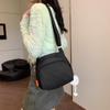 Bolso pequeño cuadrado vintage, bandolera de lona, bolso de tela lavada, bolso de viaje para estudiantes, bolso de tela sencillo, bolso de hombro informal.