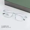 HQ20009 Armação de óculos semi-titânio leve com tendência literária, popular na internet, série coreana, pode ser equipada com óculos para miopia, atacado