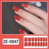 Zhengxiang Pegatinas para Uñas en Stock Impermeables Estilo Ins Película de Esmalte para Uñas Brillo Degradado Arte de Uñas Pegatinas para Uñas de Gel Sin Curado