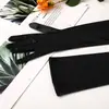 Guantes de Rendimiento para Cantante de Escenario Largo Pasarela Europea y Americana Guantes Sobre el Codo Vestido de Cena Retro Protección Solar Envío Directo