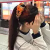 Clip de Banana para Gato con Estampado de Leopardo Marrón Clip de Giro Clip Vertical para el Cabello Femenino Lindo Versátil Adorno para el Cabello Pinza para el Cabello en la Parte Posterior de la Cabeza