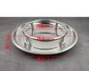 Estante para Wok de Acero Inoxidable Tubo Redondo Fondo Puntiagudo Estante para Ollas Colador de Cocina Comercial Estante de Almacenamiento con Almohadilla Aislante de Calor Anti-quemaduras
