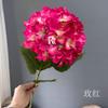 Hortensia artificial para boda, individual, extra grande, de lana, para decoración de bodas, arco floral, flor falsa