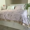 Colcha de Verano de Algodón Lyocell Tencel 60S, Juego de Colcha de Verano Refrigerante de Cuatro Piezas, Relleno de Colcha de Verano, Colcha para Aire Acondicionado, Novedad para Verano