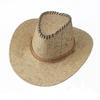 Primavera e outono ao ar livre grande borda ocidental chapéu de cowboy chapéu de guarda-sol de papiro respirável chapéu de cavaleiro chapéu mongol dos homens