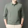Item Quente de Transmissão ao Vivo2026 Outono Promoção Principal Nova Camisa Polo Sem Costura de Manga Longa, Peça Única Fornecimento Direto