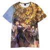 Camiseta de manga corta para adultos con estampado 3D del juego Hui Oak Garment Factory