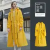 Impermeable Unitario Eva para Mujer Ropa Exterior Impermeable de Cuerpo Completo Separación Persona y Vehículo Senderismo Bicicleta Eléctrica Poncho para Ciclismo
