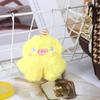 Broche de Peluche de Monstruo de Cabello Largo Japonés y Coreano Decoraciones de Llavero de Muñeca de Dibujos Animados Lindo Estúpido Adornos Colgantes de Mochila al Por Mayor