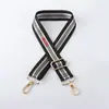 Correa de bolso versátil de lona de nailon colorida y ensanchada para mujer, accesorio de correa ancha para el hombro, adecuada para llevar al hombro o cruzada, reemplazable y ajustable