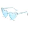 Nuevas gafas de sol transfronterizas europeas y americanas para mujer, gafas de sol de moda con forma de corazón, gafas de sol modernas con forma de corazón de melocotón.