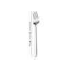Cuchara de Acero Inoxidable 304 Espesor Cola Inclinada Traje Cuchillo para Bistec Tenedor Cuchara Vajilla de Postre Occidental Restaurante de Alta Gama