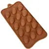 15 even love Jabón artesanal de azúcar QQ Molde de silicona de grado alimenticio para bricolaje casero Molde para pastel con forma de corazón para hornear Molde para galletas