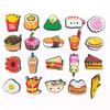 20 novos comida tofu fedorento zongzi sapatos de buraco sapatos flor fivela de sapato berloques Croc acessórios para sapatos PVC