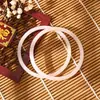 Pulsera Ancha Redonda Extra Gruesa con Diseño de Flor de Durazno, Color Violeta, Nuevo Accesorio de Qipao Estilo Chino, Pulsera de Concubina Imperial, Accesorio de Pulsera Estilo Chino Tradicional