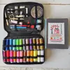 Bolsa de Almacenamiento Portátil para Costura, Kit de Herramientas para Manualidades y Tejido de Uso Doméstico, Caja de Costura de Viaje, Kit de Costura
