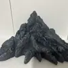 Ornamento de Decoração para Aquário Paisagismo Uma Pedra em uma Cena Tanque de Peixes Redondo Doméstico Tanque de Plantas Aquáticas Rochoso Montanha de Neve Conjunto Completo