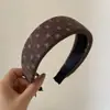 Diadema Floral de Punto Vintage para Salir, Elegante Accesorio para el Cabello para Lavarse la Cara, Pinza para el Cabello Versátil de Gama Alta, Adorno de Cabeza de Diadema a la Moda