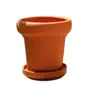 Vasos de Flor de Argila Vermelha, Vasos de Flor para Suculentas, Vasos de Flor Simples de Cerâmica para Suculentas