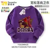 Sudadera con cuello redondo Escape from the Gate Figura de Roblox Unisex Ropa de forro polar para niños Primavera, Otoño e Invierno