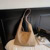 Bolso de Otoño de Aspecto Elegante para Mujer Nuevo Estilo Coreano Simple Color Sólido Bolso de Hombro Casual Gran Capacidad Bolsa Tote para Viajes