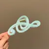 Novo Prendedor de Cabelo Garra Nota Musical Artística High-End Fosco Meio Preso Shark Clip Grande para Mulheres Acessório de Cabelo para Nuca