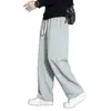 Pantalones de Chándal Lisos para Hombre, Corte Recto Holgado, Nuevo Estilo Primavera y Otoño 2026, Pantalones Deportivos Versátiles de Moda