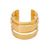 Pulseira de Abertura Chaozhou Street Beat Europeia e Americana Transfronteiriça Moda Personalidade Senso de Design Estilo Muito Simples Pulseira de Liga para Mulheres