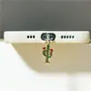 Nuevo Encantador Tapón Antipolvo de Acrílico Plano de Cactus de Amazon
