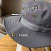 Gorro Bennie Camuflaje Exterior Borde Redondo Parasol Sombrero de Pescador Montañismo Sombrero de Pesca Plegable Sombrero para Recolectar Té Sombrero Protector Solar para Fan Militar