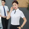 Camisa Preta de Fibra de Bambu de Alta Qualidade para Homens Roupa de Trabalho Camisa Branca de Seda Gelada de Manga Curta para Homens Personalização de Alta Qualidade