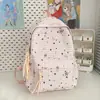 Nova Mochila Escolar para Alunas do Ensino Fundamental II e Médio, Estampa de Estrelas, Estilo Coreano, Mochila de Nicho Ins, Mochila para Estudante Universitário Estilo Floresta