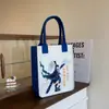 Bolsa Tote de Feltro, Bolsa de Mão, Pode Ser Impressa com Padrões de Logo, Grande Capacidade, Sensação de Luxo, Bolsa de Feltro Tridimensional Espessada
